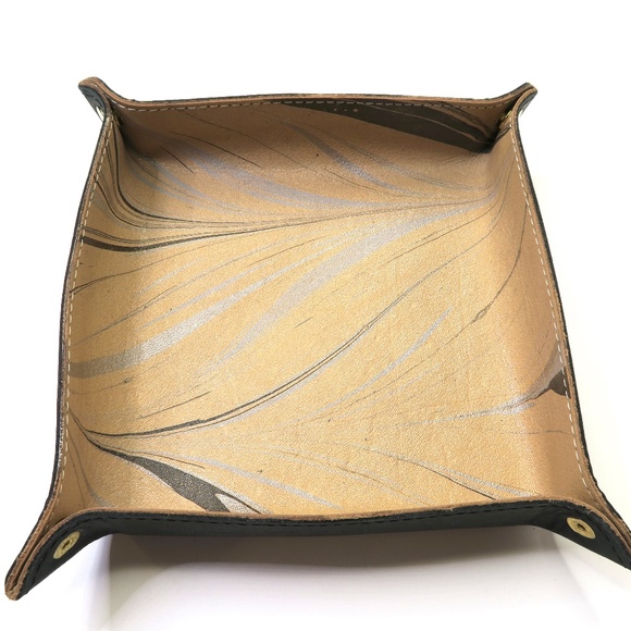 Tribe Alive Leather Marbled Valet Tray - Picture 3 of 5